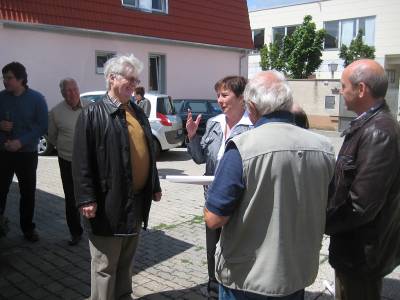 Ehrung von Karl Udo Sehlbach durch die Bundestagsabgeordnete Patricia Lips