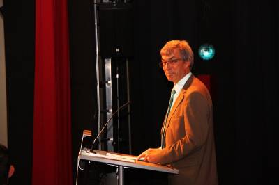 CDU-Landratskandidat Dr. Werner Thomas whrend seiner Bewerbungsrede