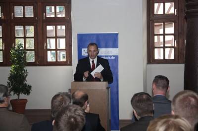 Brgermeister Patrick Koch berbrachte der JU ebenfalls seine Glckwnsche.