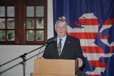 Der Vizeprsident des Hessischen Bauernverbandes Armin Mller hielt in diesem Jahr die Neujahrsrede.